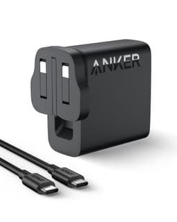 Anker 100W USB C Charger, Compact and Foldable Fast MacBook Charger, For MacBook Pro, MacBook Air, Samsung Galaxy, iPad Pro, and All USB C Devices (5 ft C to C Cable Included)